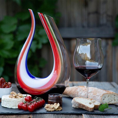 RIEDEL进口正品amadeo黑领醒酒器