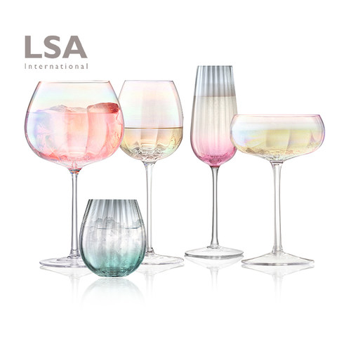 英国LSA珍珠彩葡萄酒杯