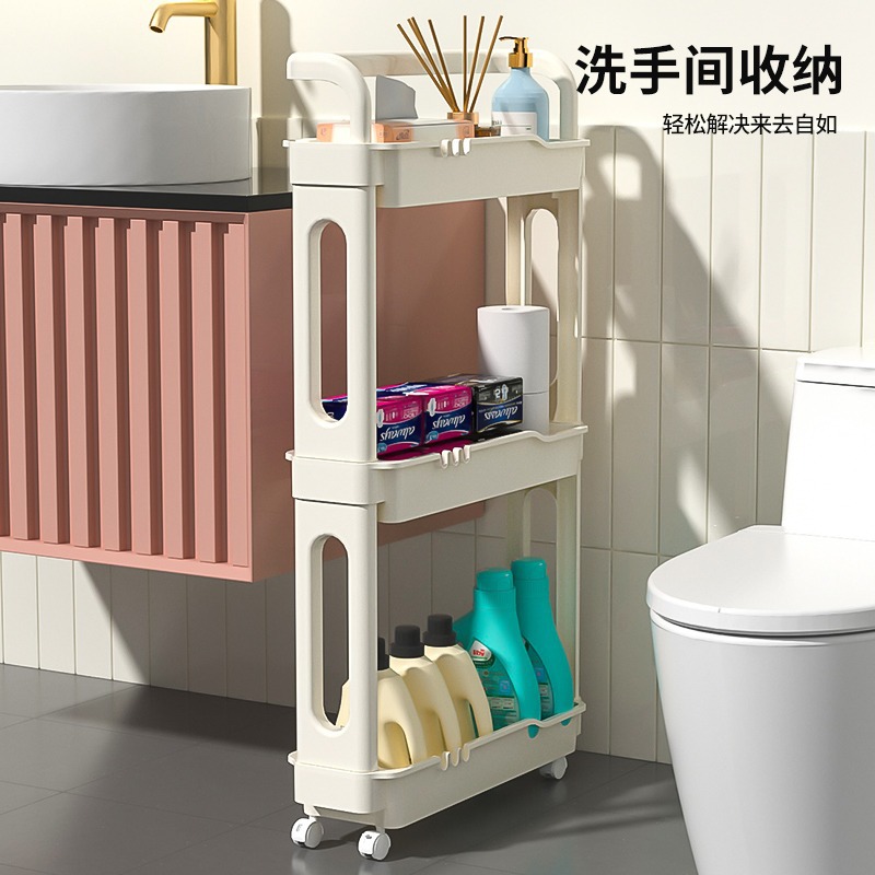 极窄浴室卫生间置物架夹缝隙收纳