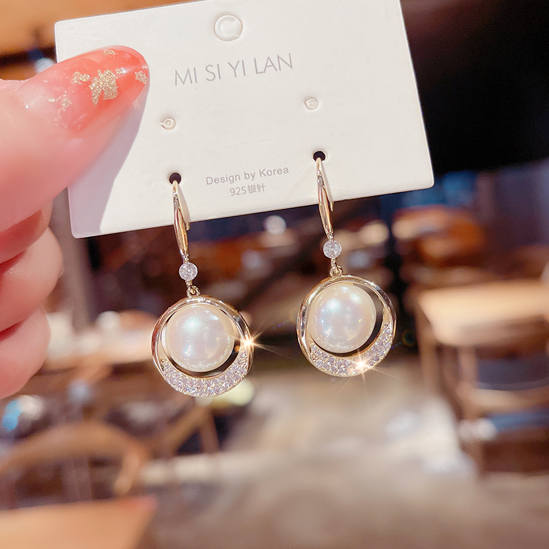 2021网红爆款珍珠耳环百搭时尚女