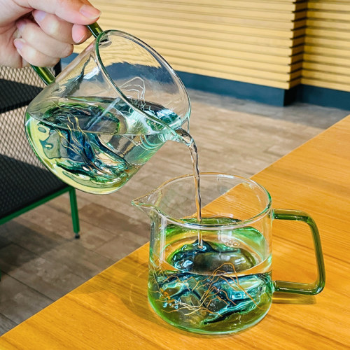 玻璃杯国潮青山杯高颜值