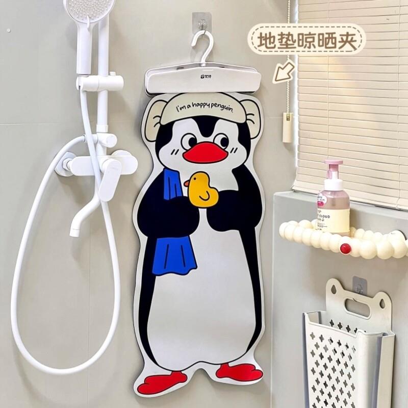 浴室地垫收纳夹毛毡夹省空间租房卫生间防滑脚垫沥水固定晾晒夹子