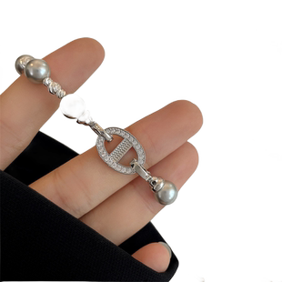 秋季双层长款珍珠毛衣链女2025年新款潮大气高档项链高级感锁骨链