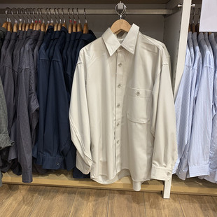 日系男装/女装25新款秋冬斜纹宽松衬衫长袖休闲衬衣483132/480654