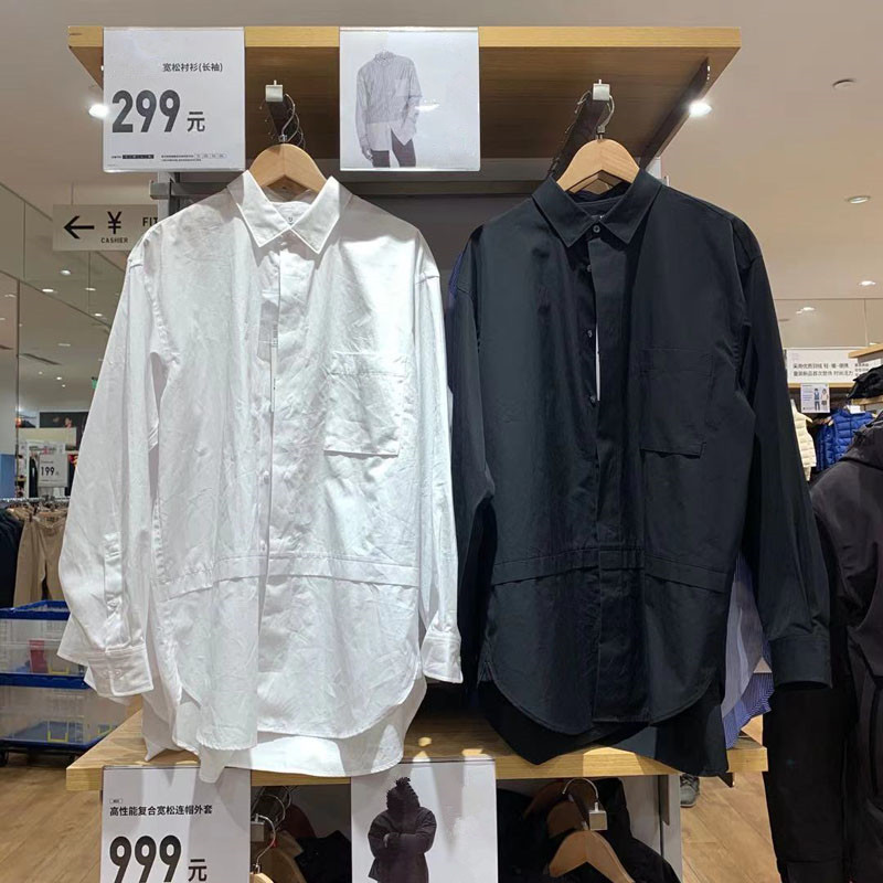 情侣设计师情侣廓形设计师衬衣