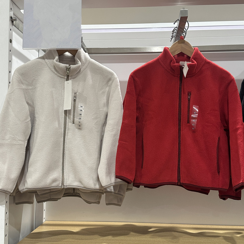 摇粒绒拉链茄克抓绒衣保暖外套