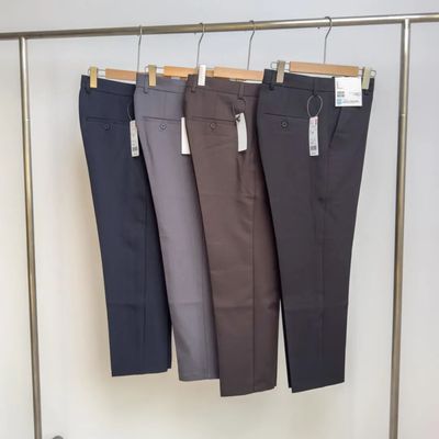 男装弹力轻型九分裤商务通勤西裤