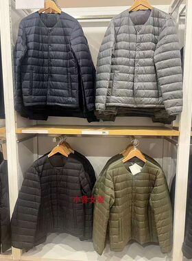 高级轻型羽绒服茄克便携式外套