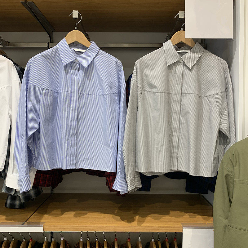 日单女装棉质条纹短衬衫/长袖衬衣空调衫25秋冬新款480485/479678,女装/女士精品,衬衫,淘宝优惠券,粉丝福利购,淘宝优惠卷