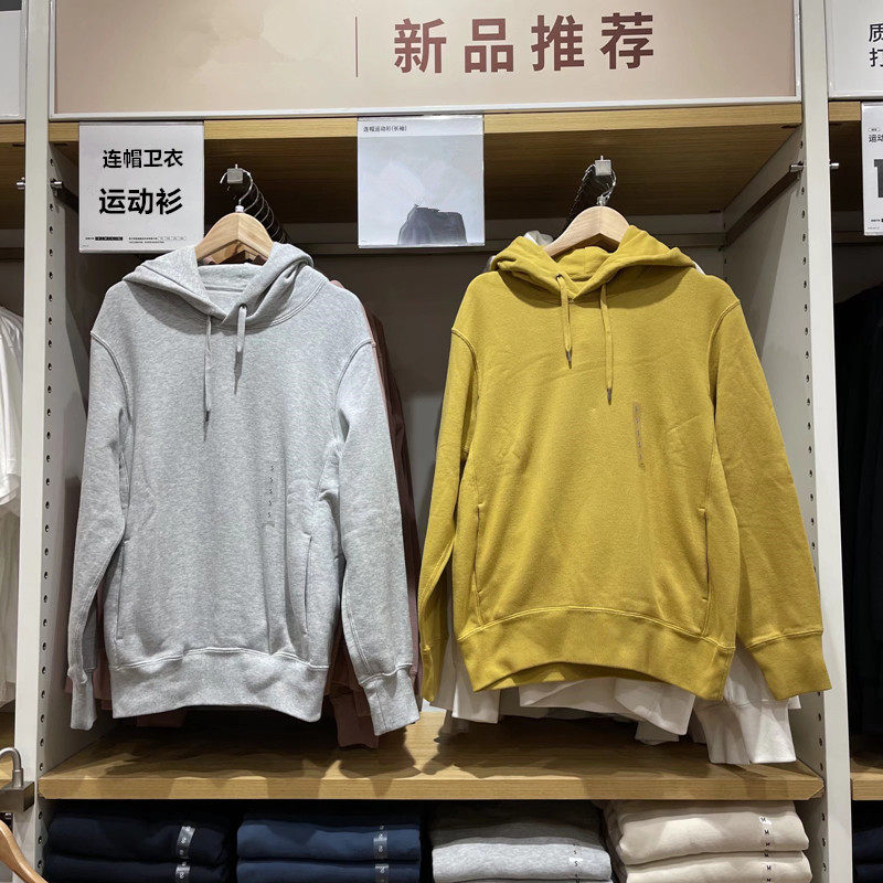 日系2026春秋季男女装情侣款宽松连帽运动衫长袖套头卫衣440530