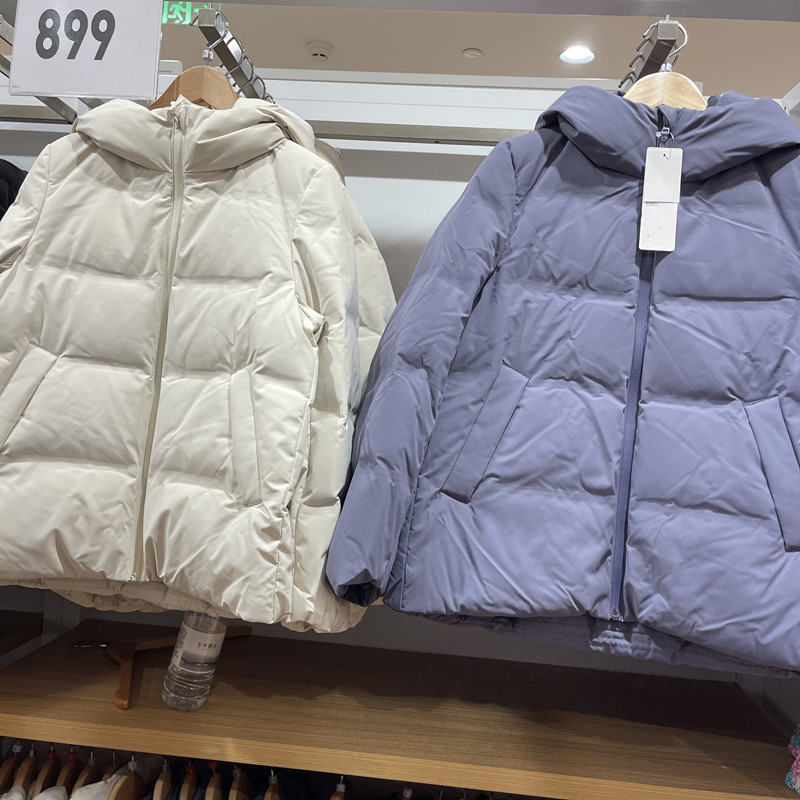 保暖防风羽绒服连帽短款面包服