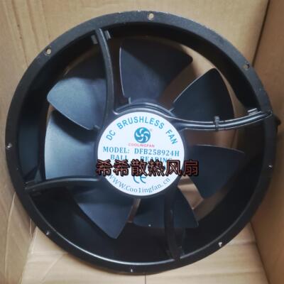 全新永林COOLINGFAN DFB258924H 25489 DC24V 机柜大风量散热风扇