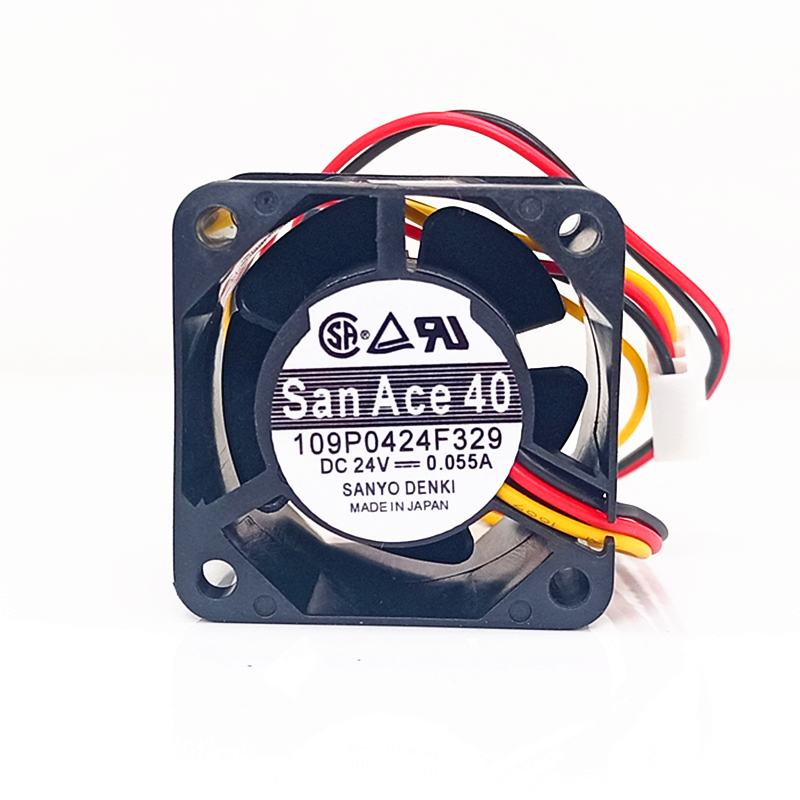 全新SanAce 40 109P0424F329 24V 0.055A 4028 4CM 滚珠 耐用风扇