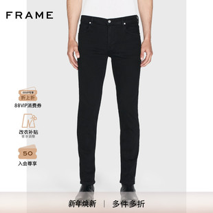 长裤 牛仔裤 JETSET 中腰直筒修身 FRAME男士