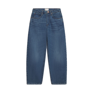 FRAME女士水洗牛仔裤休闲时尚桶形裤BARREL