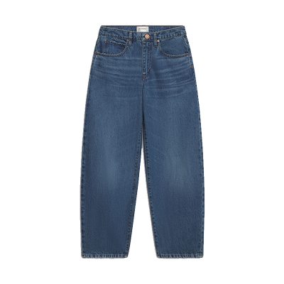 FRAME水洗牛仔裤休闲时尚桶形裤镰刀裤香蕉裤弯刀裤女士BARREL