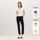 LHSTRS403FLMN 脚牛仔裤 FRAME女士经典 高腰高弹直筒不规则裤