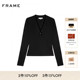 内搭T恤 V领修身 2026早春新款 FRAME女士纯色通勤长袖