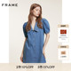 FRAME女士娃娃领水手风牛仔短裙连衣裙 博主同款 新品