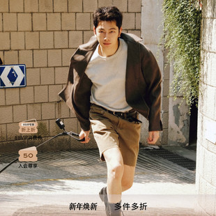 圆领细条纹复古短袖 FRAME男士 T恤 2025新款