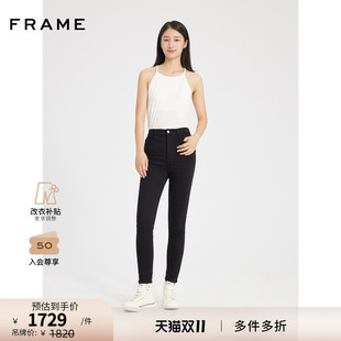 高腰高弹紧身修身 RISE 牛仔铅笔裤 HIGH SKINNY ALI FRAME女士经典