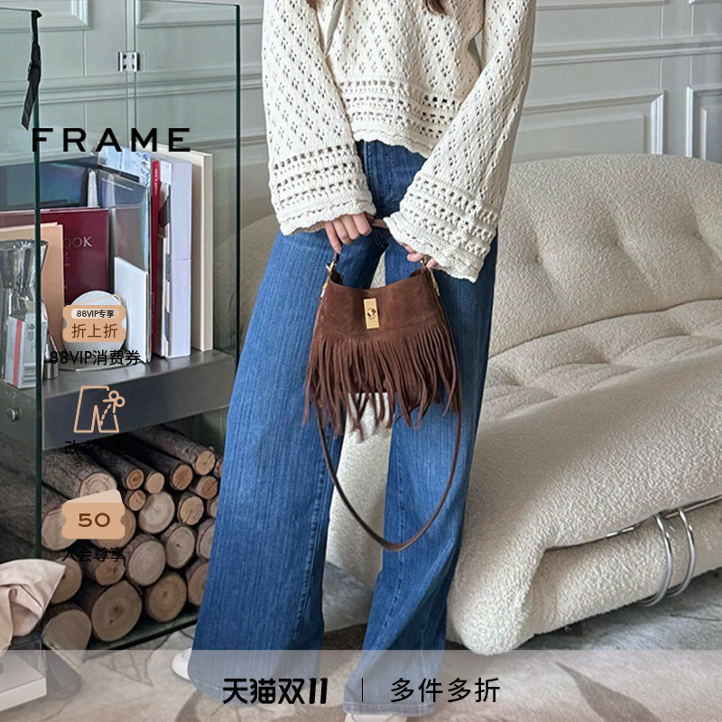 新款美式复古牛仔裤FRAME