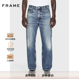 JEAN BOXY FRAME男士 宽松休闲直筒水洗牛仔裤