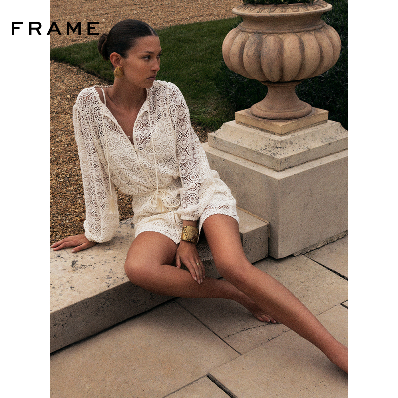 新款衬衫裙收腰法式FRAME