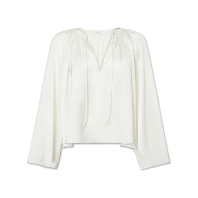 白色衬衫FRAME早春时髦