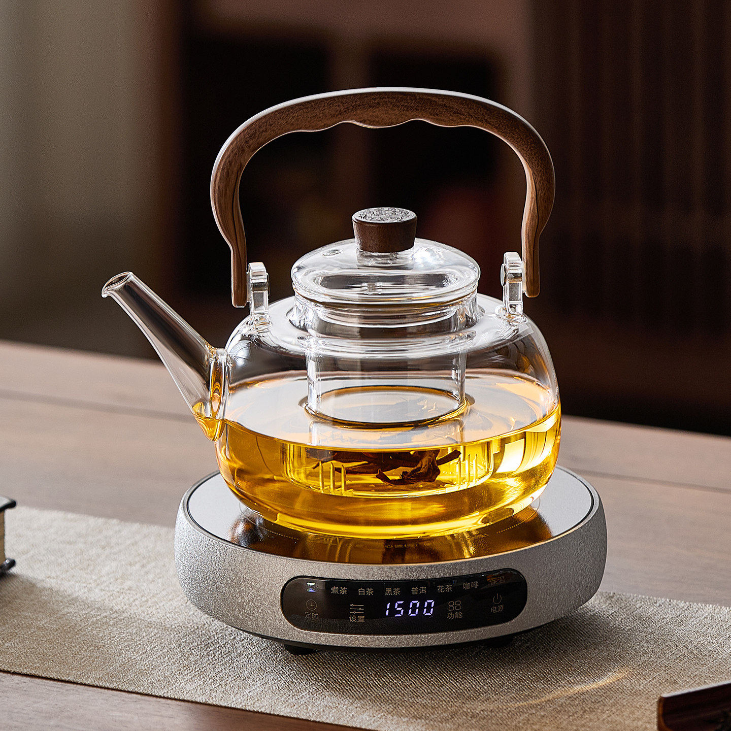 玻璃煮茶壶2026新款电陶炉煮茶器茶具套装耐高温烧水壶家用