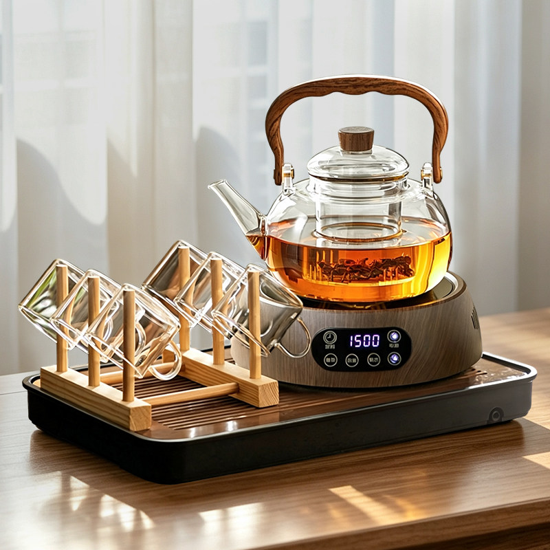 煮茶壶2026新款茶具套装电陶炉煮茶专用烧水玻璃茶壶耐高温煮茶器