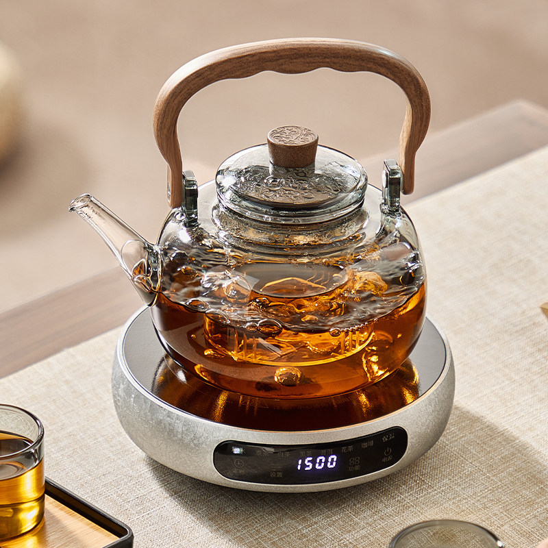 电陶炉煮茶套装玻璃茶壶2026新款耐高温烧水壶多功能超薄煮茶器