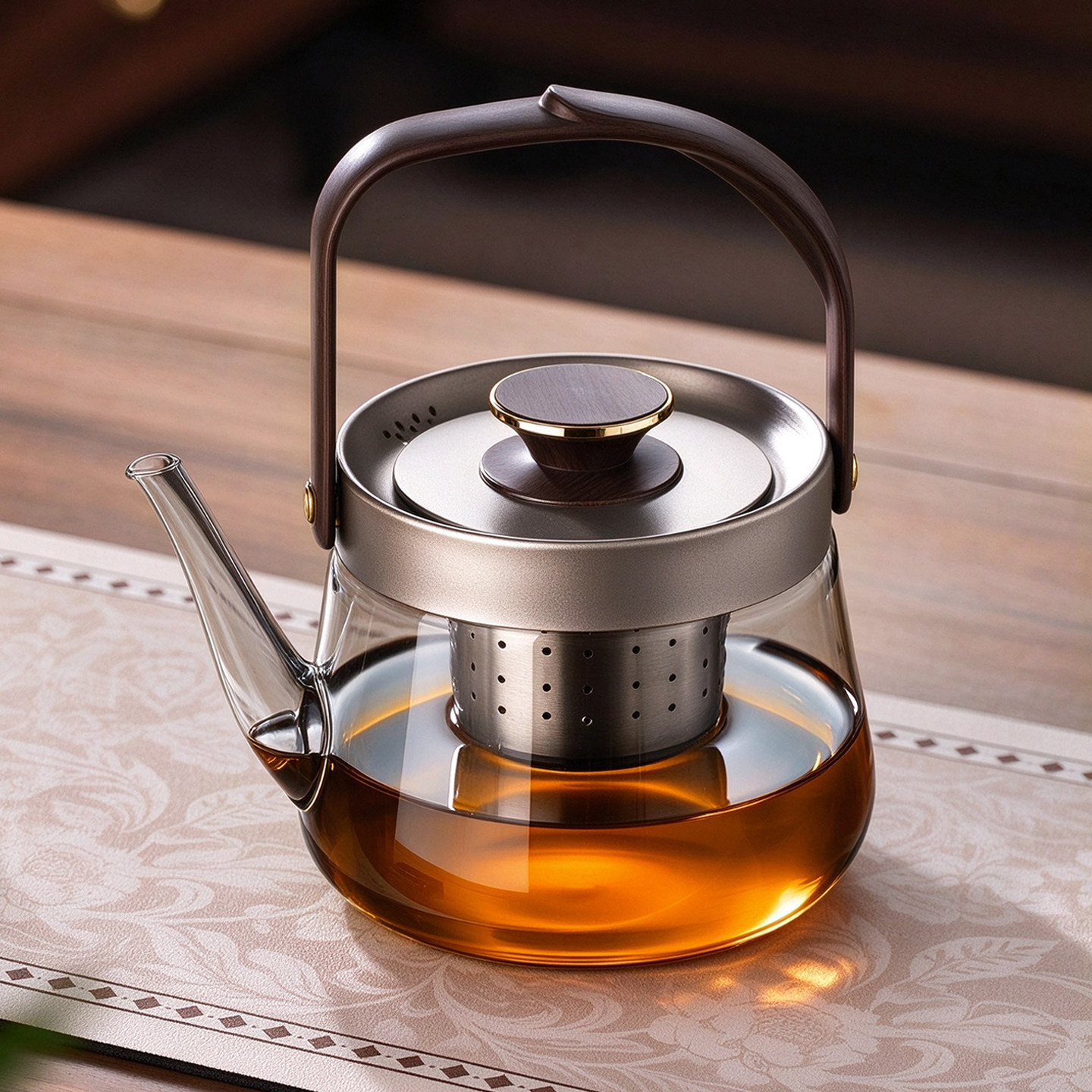 玻璃煮茶壶2026新款家用大容量加厚耐高温电陶炉专用烧水壶茶具