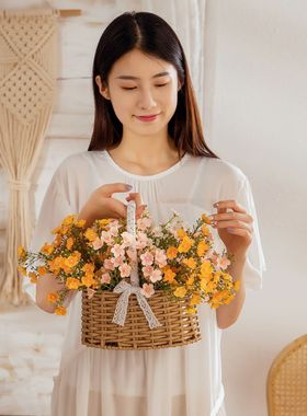 装饰品美空满天星束仿真花假花绿植物婚庆INSMW83114