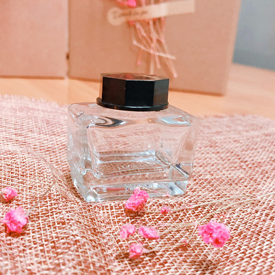 现货批发墨水玻璃瓶15ml 彩墨钢笔水染料分装瓶 水晶料透明瓶子