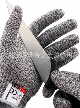 现货五级防割手套HPPE材质厨房