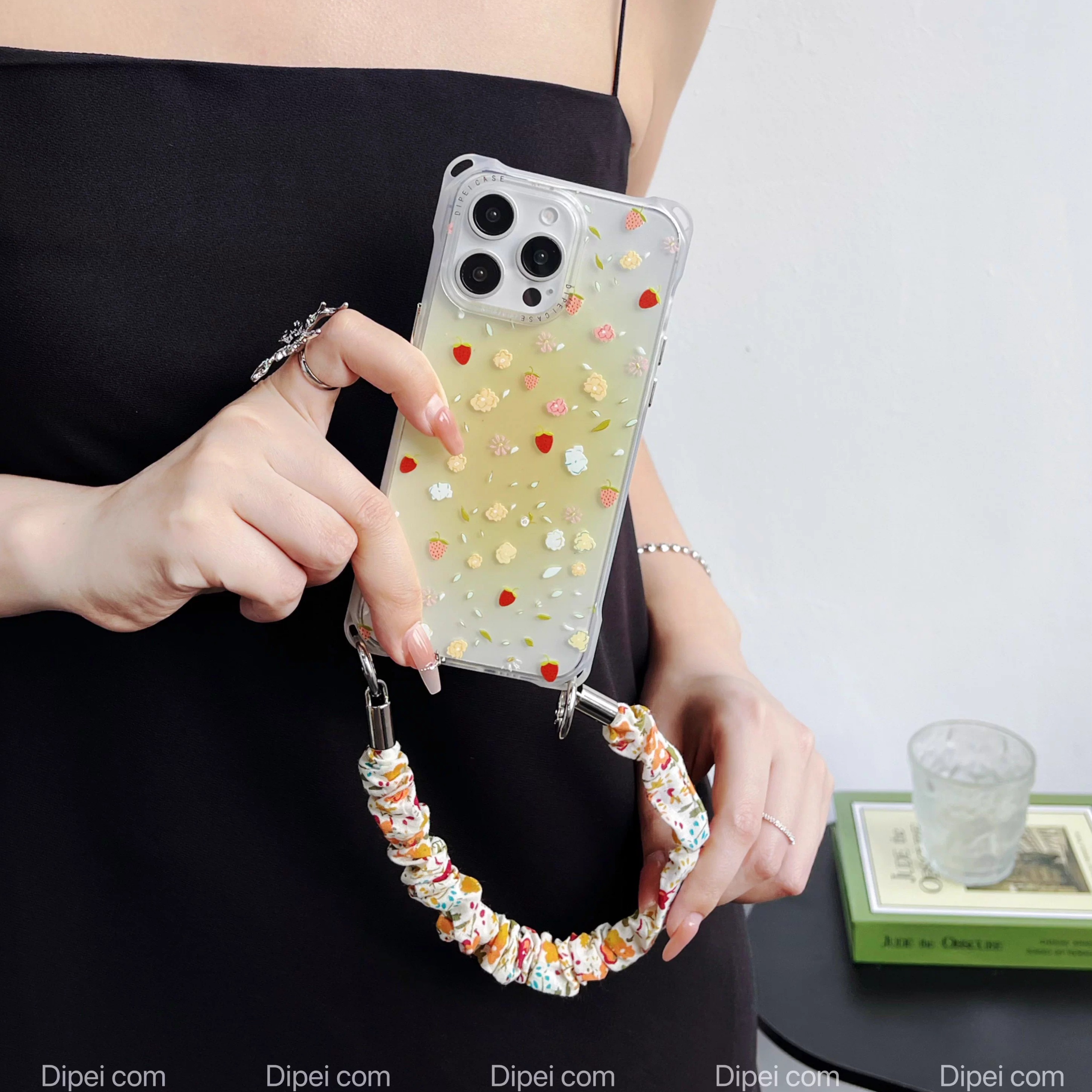 氧气感挂绳手机壳手提斜挎