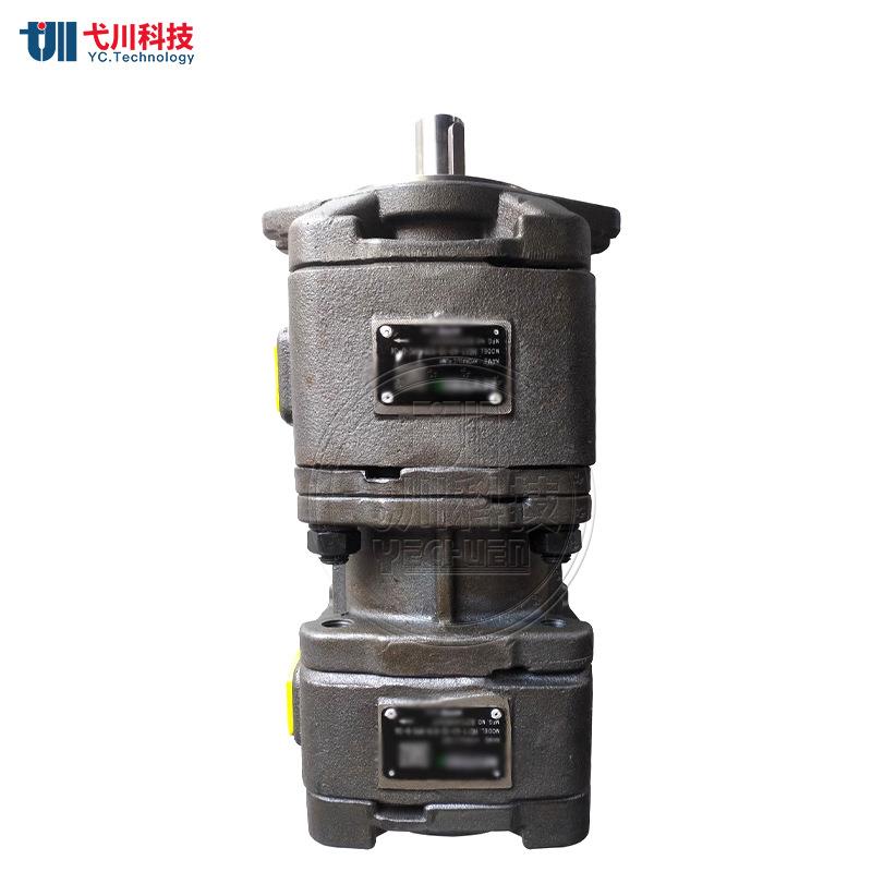 海特克款内啮合齿轮泵HG0/1/2-81201625HYTEK液压双联伺服油泵