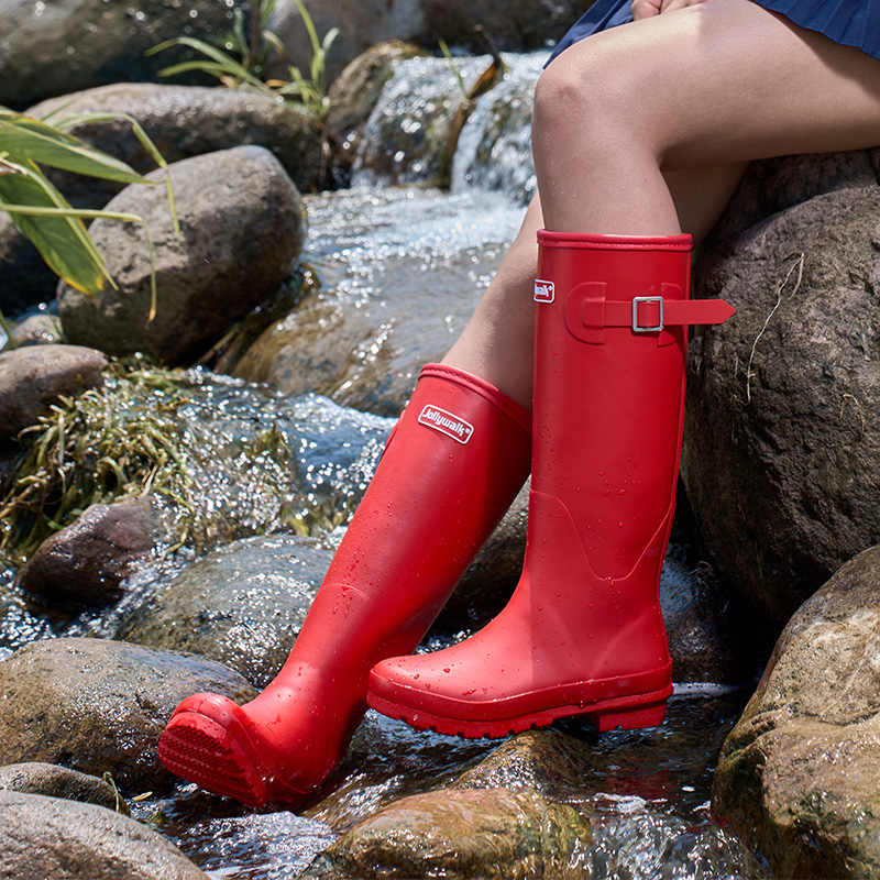 非常行高筒四季英伦惠灵顿雨靴