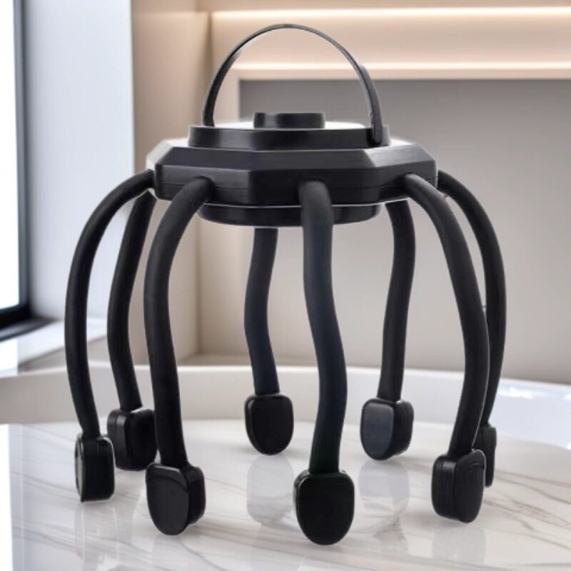 按摩器八爪鱼头部经络仪和正全自动多维度头部电动震动头皮按摩仪