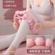 环形夹小腿部按摩器放松辅助塑腿滚轮棒瑜伽四轮按摩器环形夹腿器