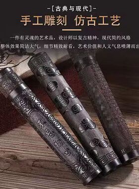 吹一吹个性黑檀木火折子旋转电弧USB充电子点烟器安全开关
