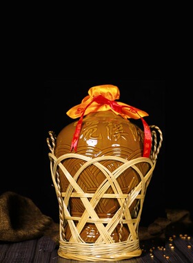 四川高庙白酒花溪源5斤坛装窑藏老酒纯高粱粮食清香型高度礼品装