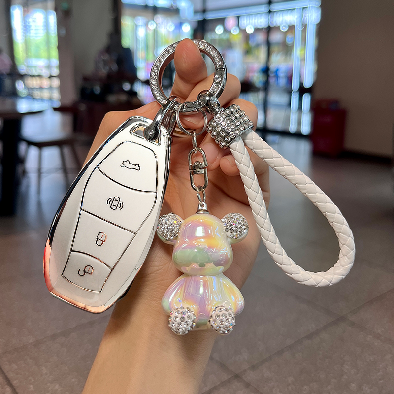 2024款红旗H5钥匙套2023款H6 H9专用HQ9 HS5 HS7 HS3 EH7汽车扣壳