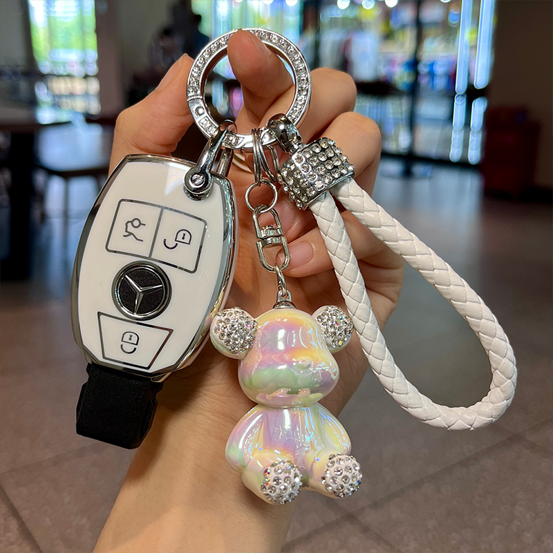 奔驰gla200钥匙套gla220包b级b200壳b180老款gla180车女士扣两键