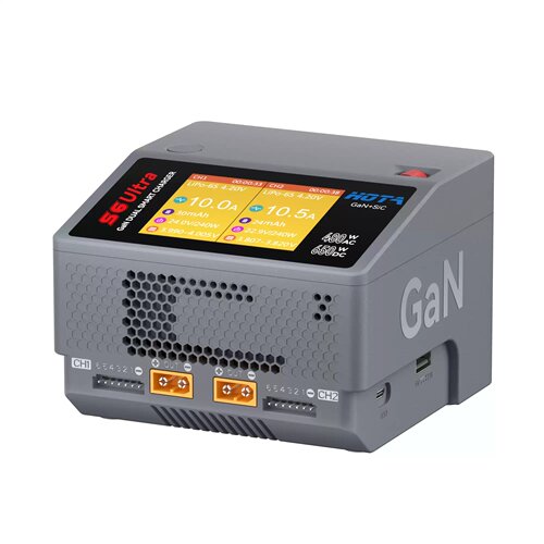 HOTA S6 Ultra氮化镓AC/DC AC 480W DC 650W 15A双路智能充电器