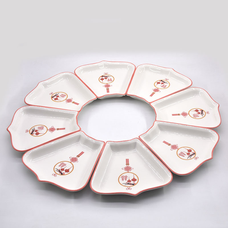 年夜饭家庭拼盘餐具组合套装家用过年团员盘子碗2025新款创意陶瓷,餐饮具,盘,淘宝优惠券,粉丝福利购,淘宝优惠卷
