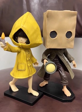 小小梦魇2摩诺Mono纸袋头小六Six黄色雨衣景品手办潮玩摆件礼物