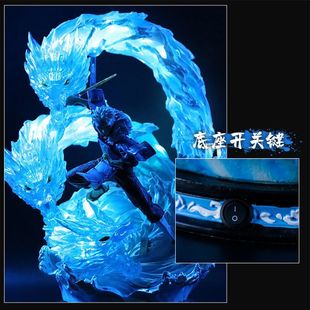 火影忍者动漫GK手办周边可发光二代目火影千手大扉间手办机箱摆件