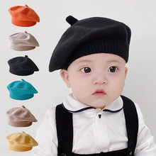 贝雷帽婴儿小月龄女宝宝帽子春秋0一3一6一12月春季男春天1一2岁